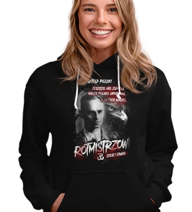 BLUZA DAMSKA Z KAPTUREM- ROTMISTRZ WITOLD PILECKI